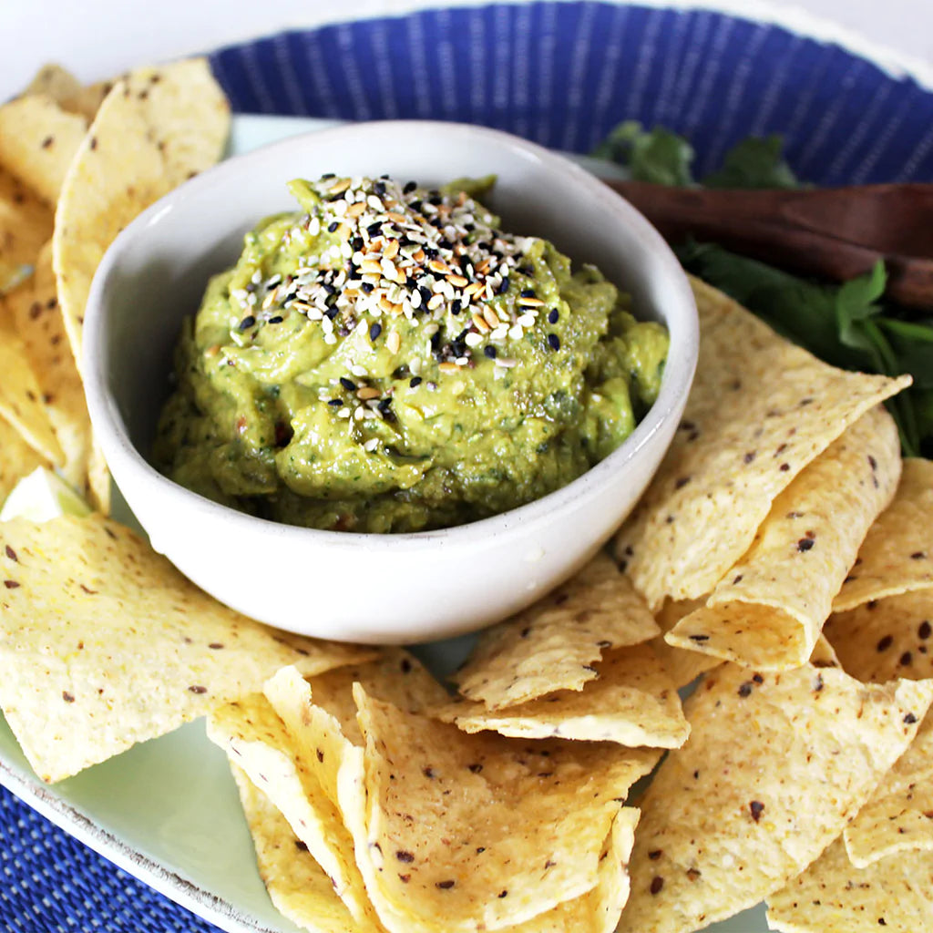 Guacamole with 7 Seed Crunch Toppers Sauer Brands