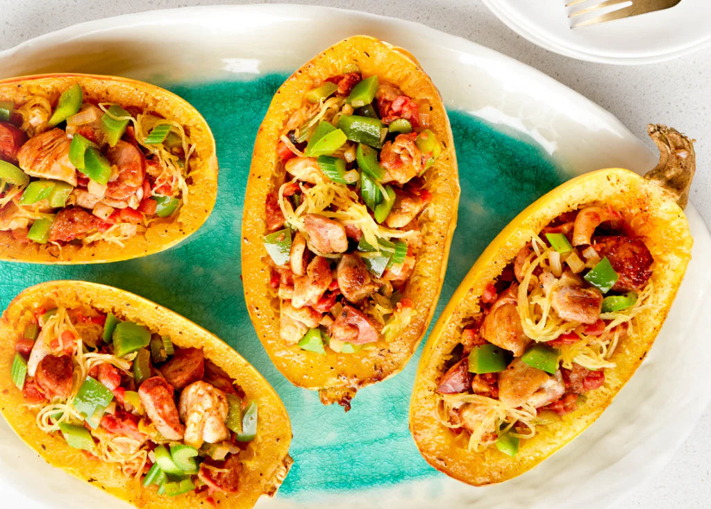 Spaghetti Squash Jambalaya Sauer Brands