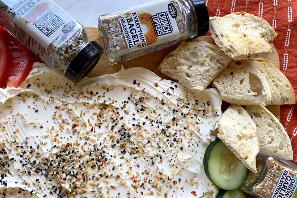 Cream Cheese Crunch Toppers Bagel Board Sauer Brands
