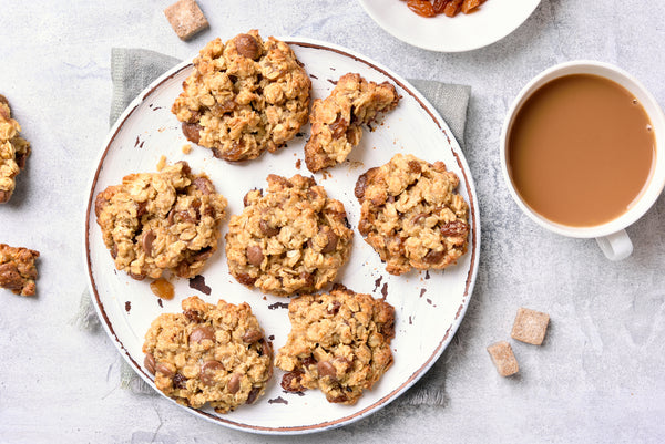 Banana Spice Breakfast Cookies