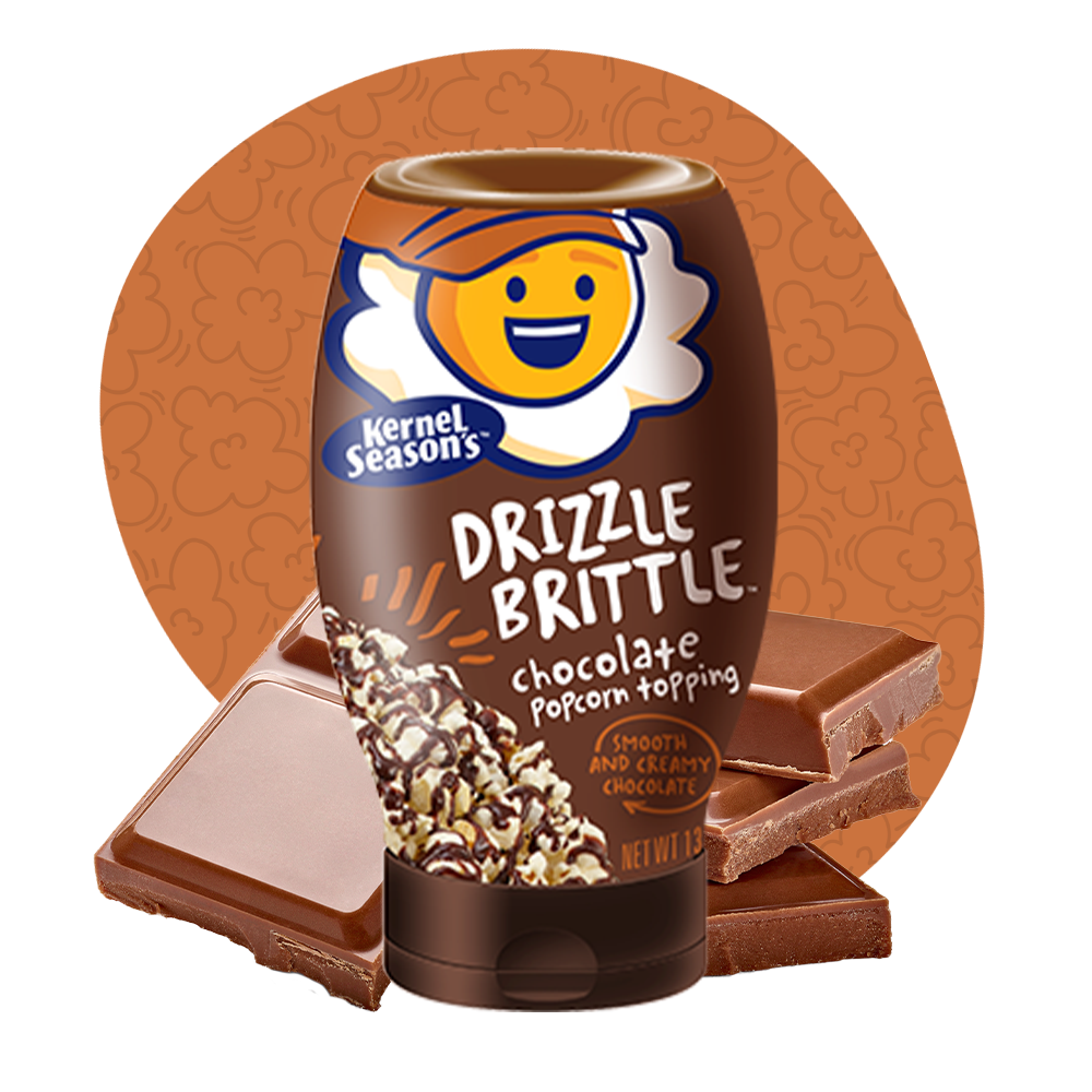 Kernel Season's Chocolate Drizzle Brittle Sauer Brands