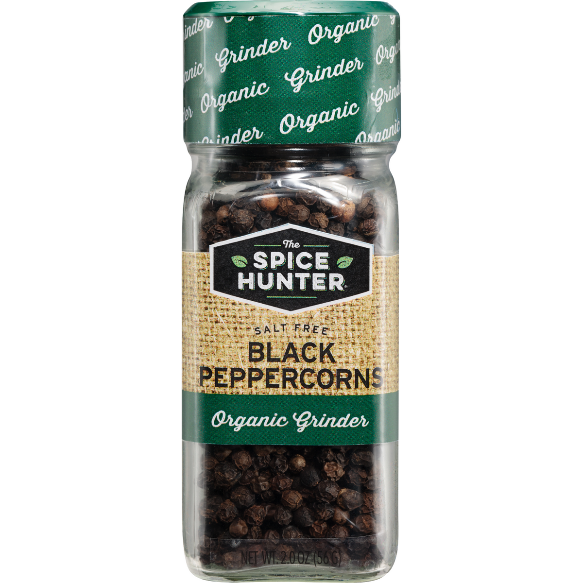 The Spice Hunter® Black Peppercorn Organic Grinder – Sauer Brands
