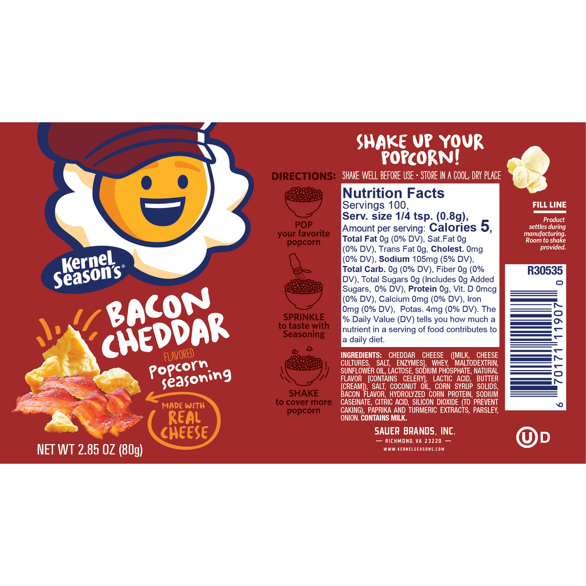 Bacon Cheddar Popcorn Seasoning