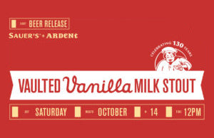 Vaulted Vanilla Milk Stout Beer Release