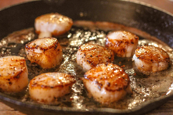 Bay Scallops in Thyme Mushroom Sauce