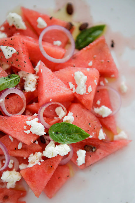 Balsamic Watermelon Salad