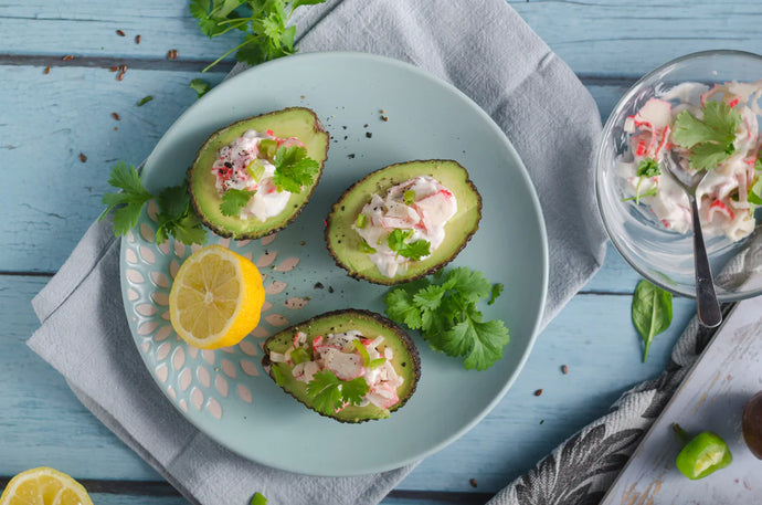 California Roll Stuffed Avocados