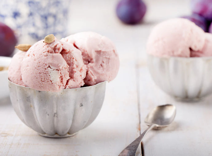 Spiced Plum Ice Cream