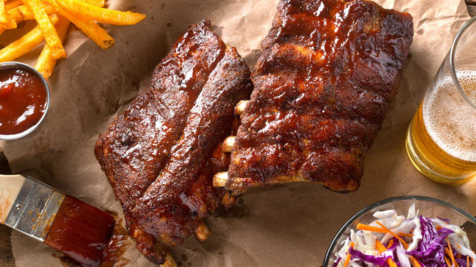 Spicy Garlic Oven Barbecue Ribs