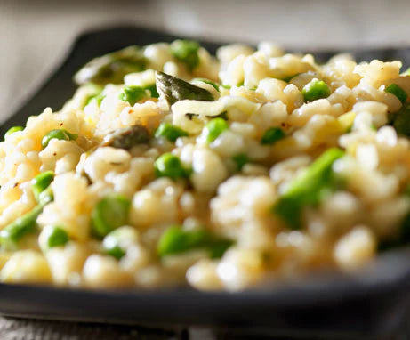 Asparagus & Green Pea Risotto