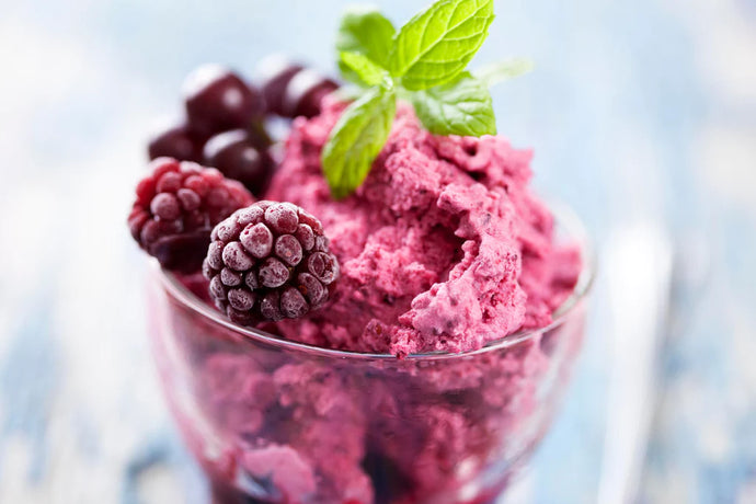 Mixed Berry Frozen Yogurt