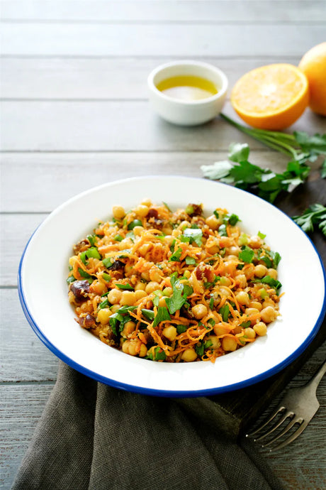 Tandoori-Spiced Carrot & Chickpea Salad