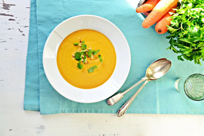 Chipotle Cinnamon Carrot Cauliflower Soup