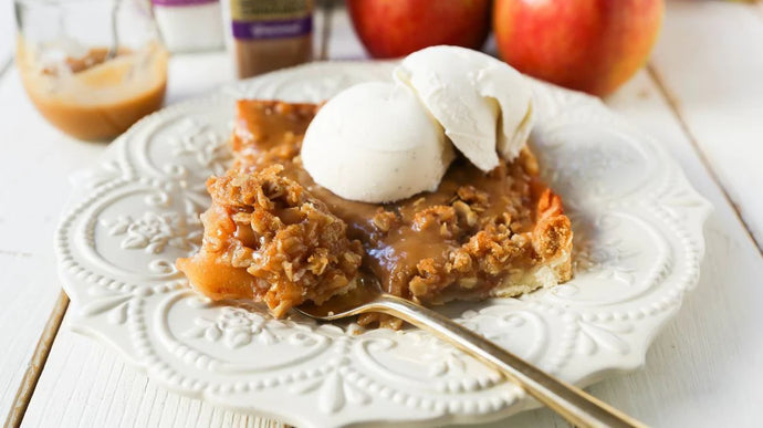 Caramel Apple Slab Pie