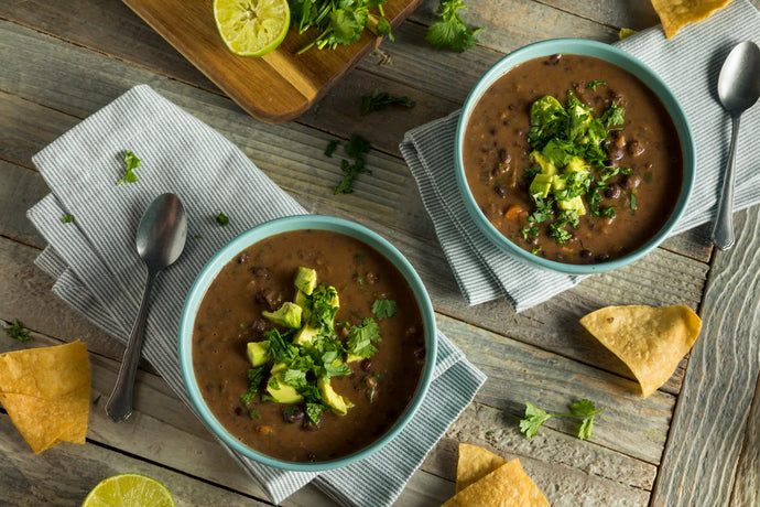 Slow Cooker Mexican Black Bean Soup