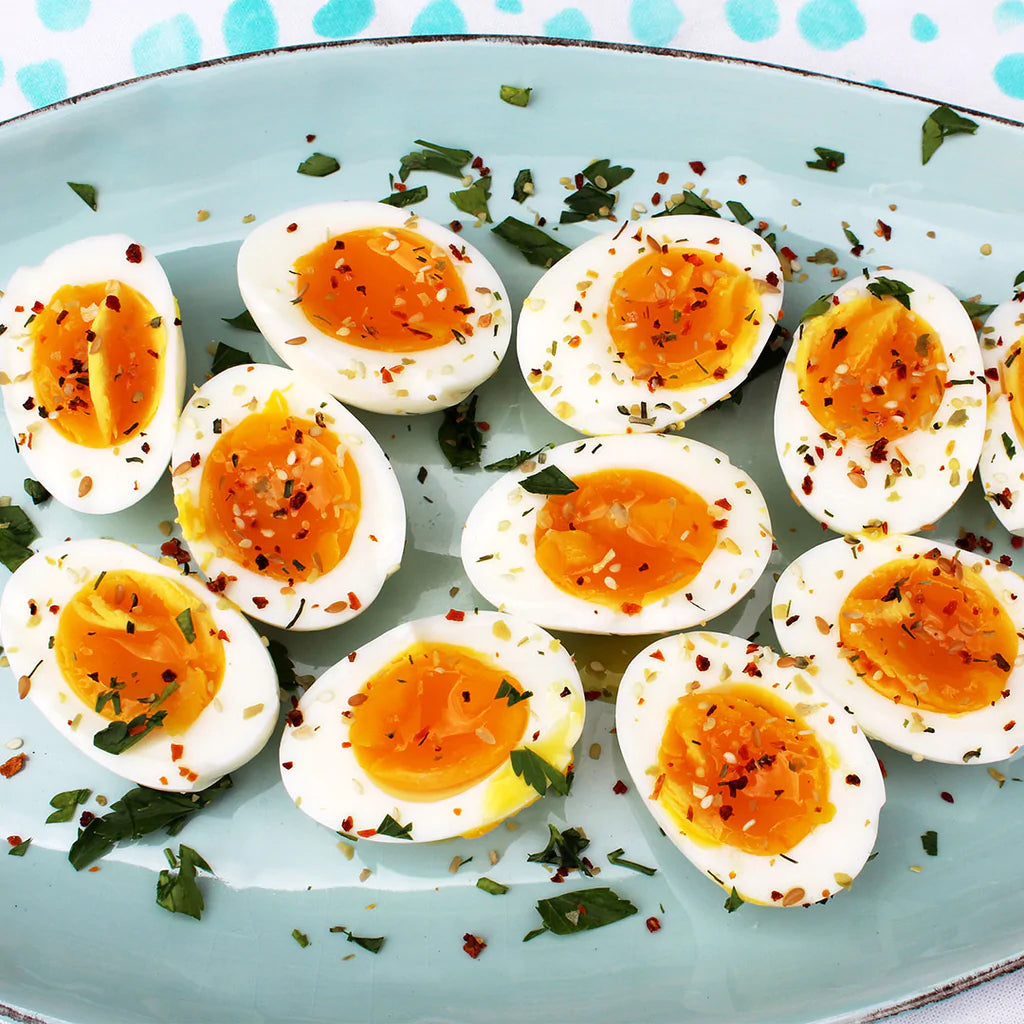 Seasoning Dipped Soft Boiled Eggs — OhCarlene