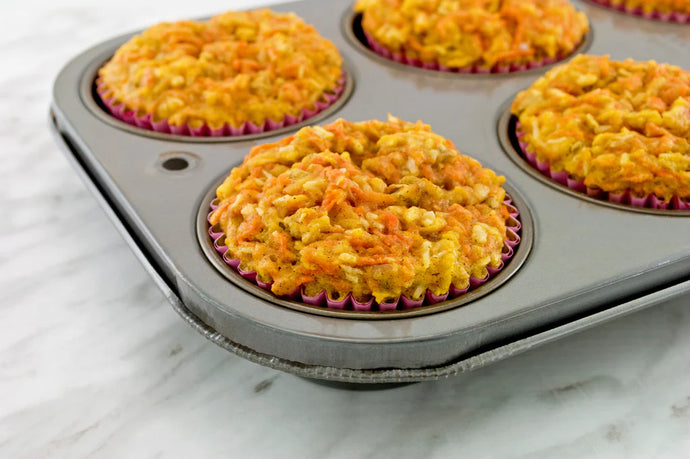 Carrot & Apple Oat Muffins