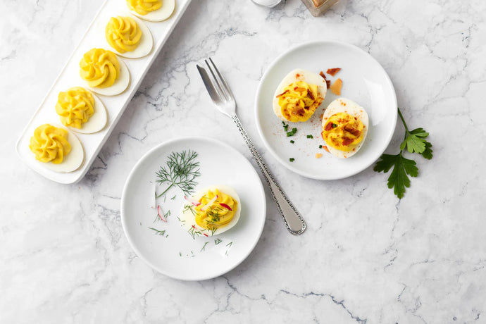 Global Fusion Deviled Eggs