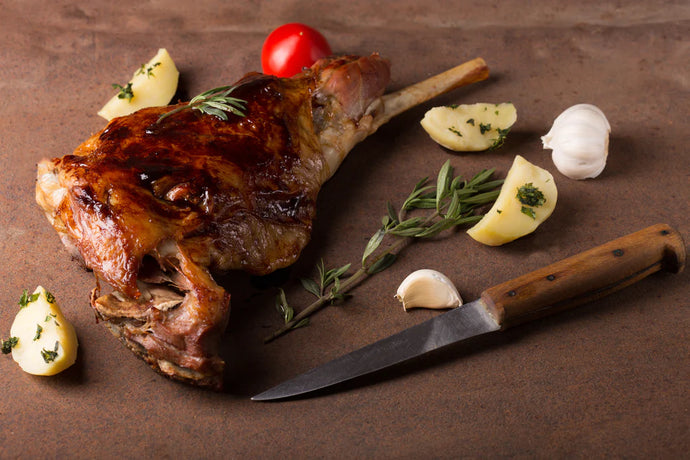 Leg of Lamb with Garlic and Rosemary