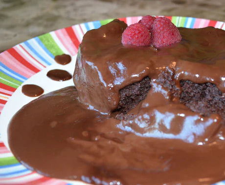 Slow Cooker Chocolate Fudge Cake