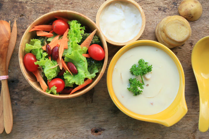 Honeydew Melon Salad with Peppercorn Dressing