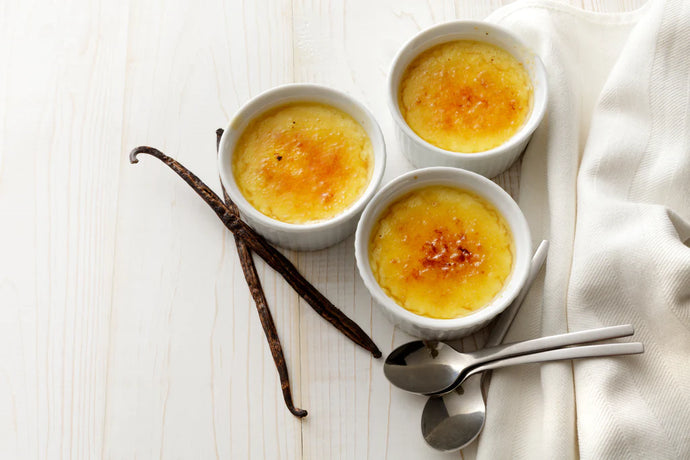 Pressure Cooker Vanilla Bean Crème Brulee