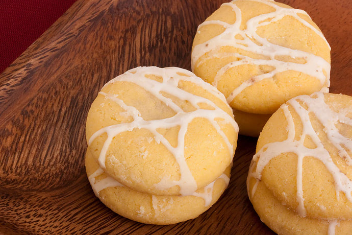 Orange Glazed Butter Cookies