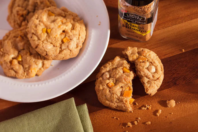 Mango Habanero Oatmeal Cookies