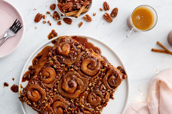 Hot Buttered Rum Sticky Buns