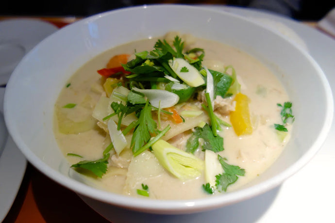 Chicken & Mushroom Coconut Soup