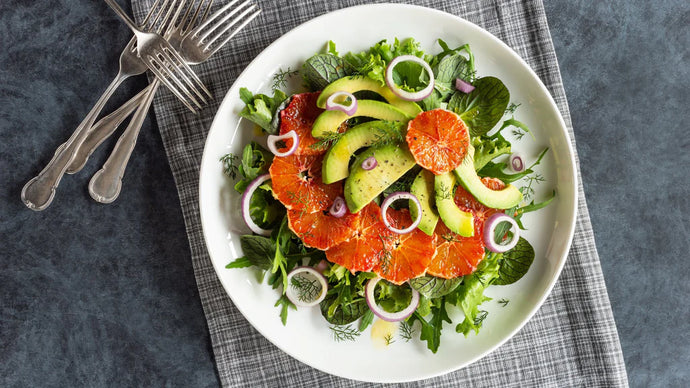 Japanese 7 Spice Citrus and Avocado Salad