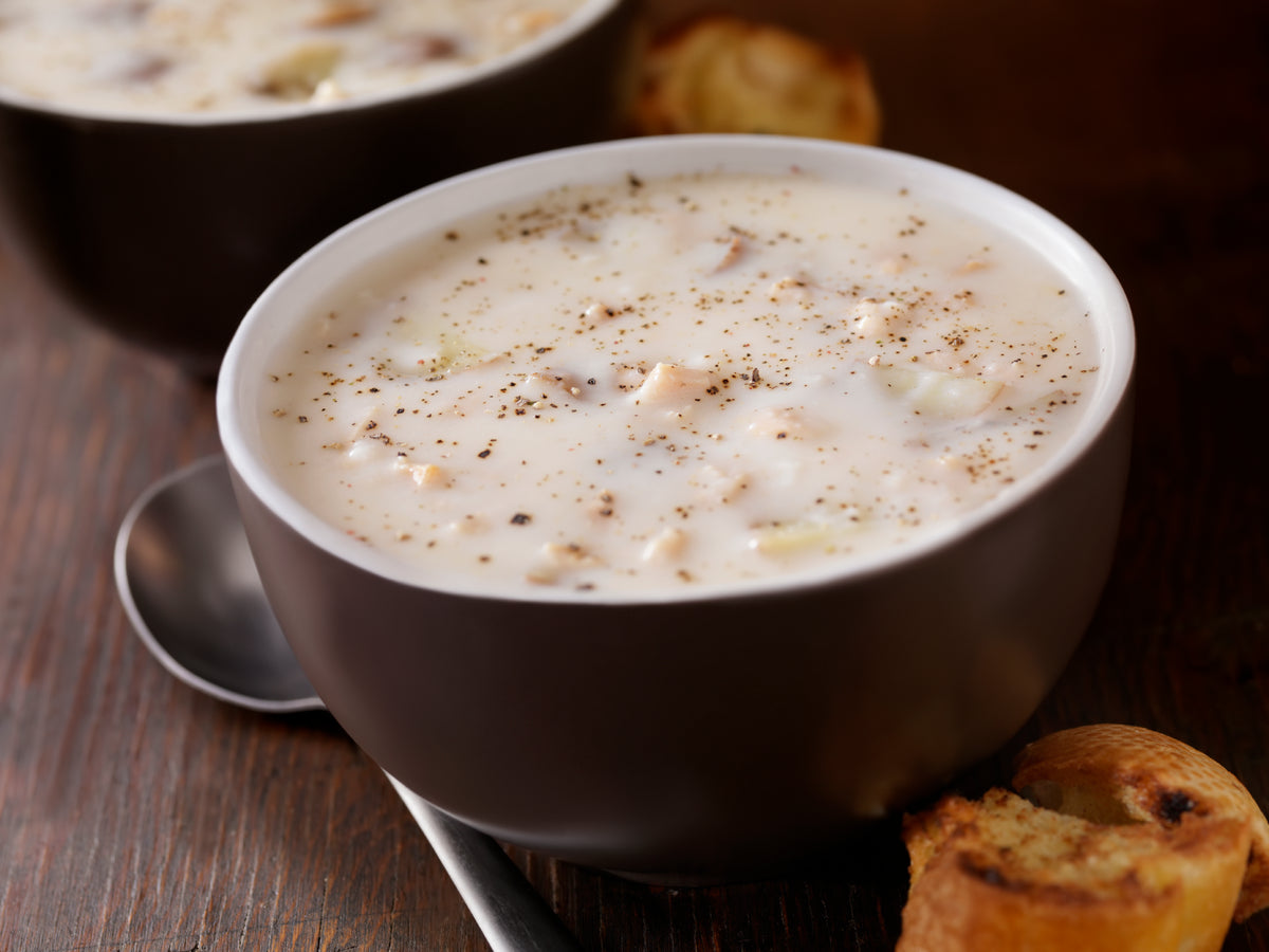 Creamy bacon potato soup sauer brands