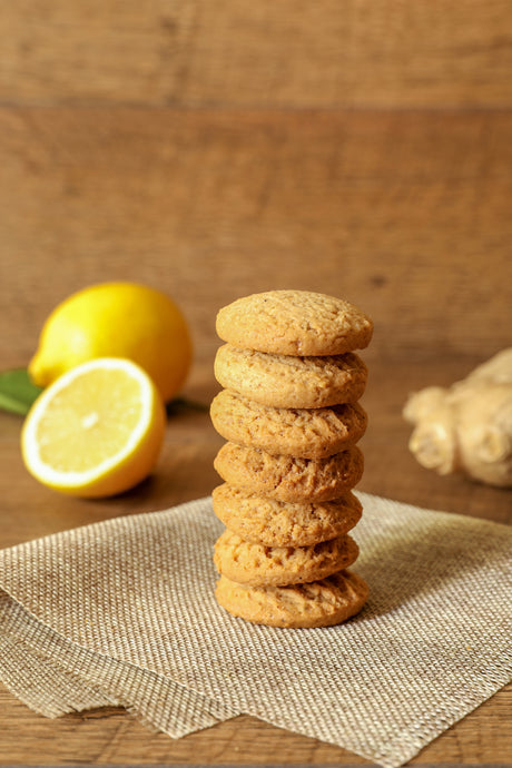 Nutty Ginger Lemon Cookies