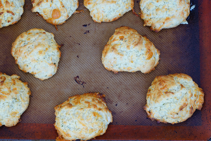 Italian Parmesan Drop Biscuits