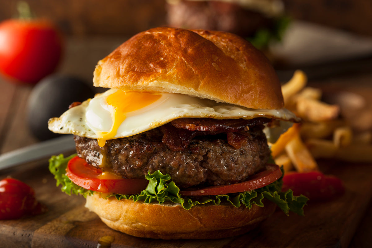 Bacon & Egg Cheeseburger Sauer Brands