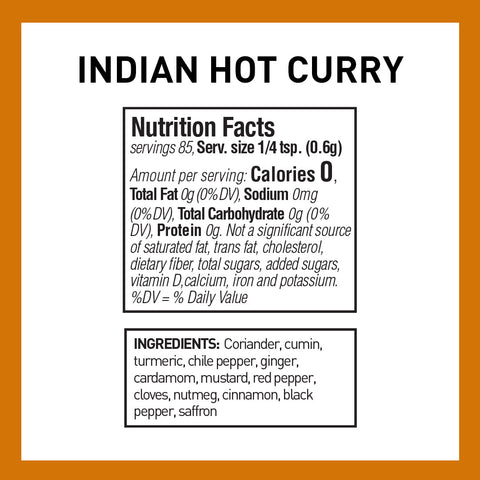 Curry, Indian Hot, Blend