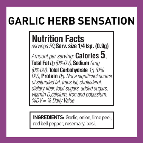 Garlic Herb Sensation, Grinder