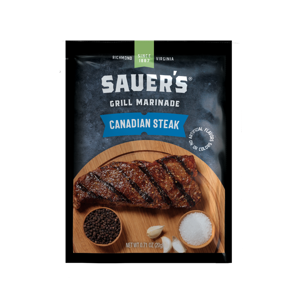 Canadian Style Steak Grilling Marinade Mix Sauer Brands