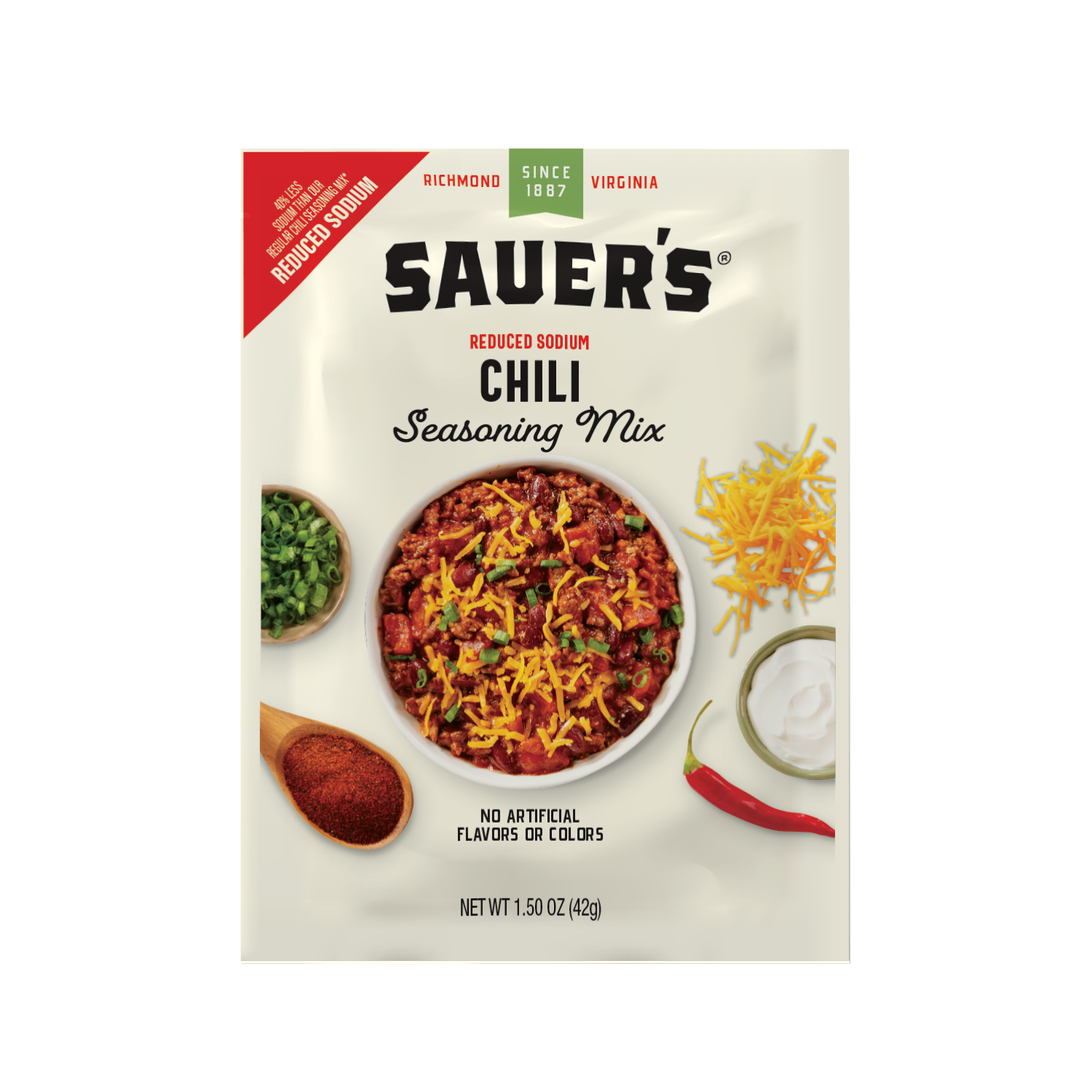 Chili Seasoning Mix, 40% Less Sodium